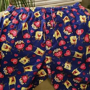 SpongeBob Pajama Pants - Valentines Day